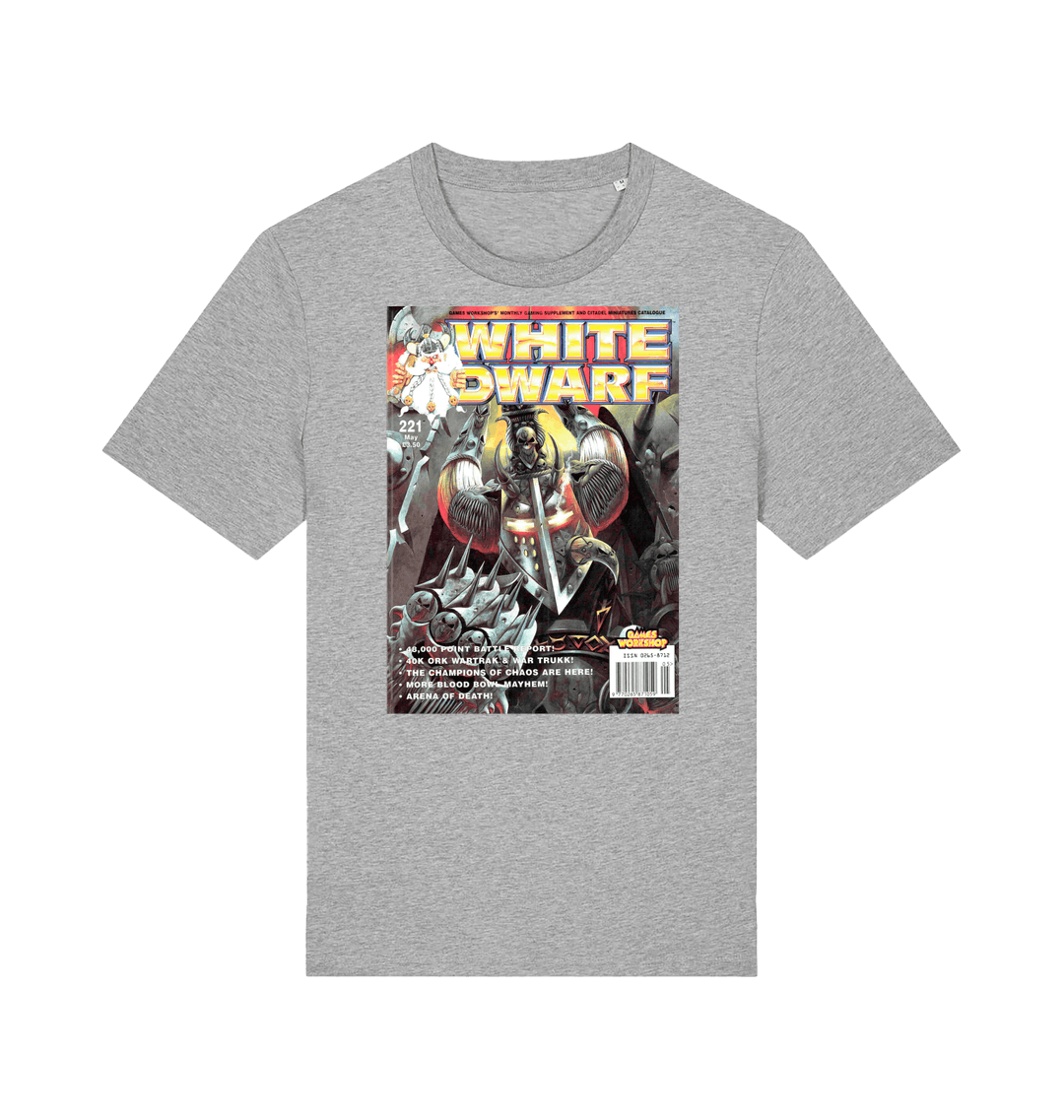 Heather Grey Printed T-shirt Front